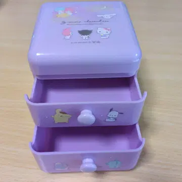 산리오 2단 서랍장 서랍