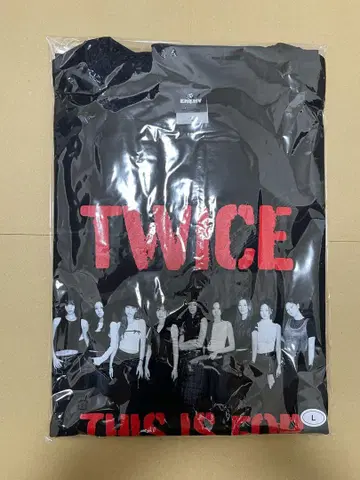 [ 9/9 발송 ] TWICE ENEMY 사진T셔츠 L사이즈