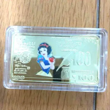 [ 미개봉 ] 디즈니 100주년 기념 골드 플레이트 백설공주