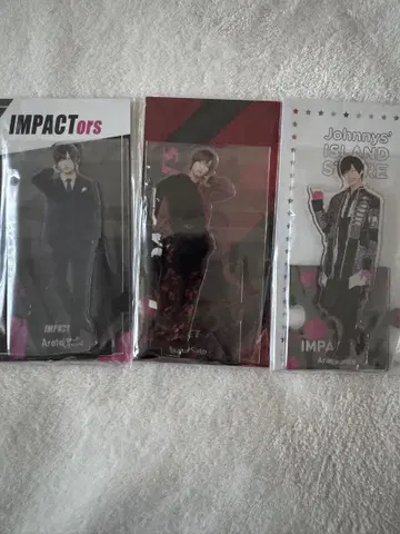 IMP. IMPACTors 사토 신 아크릴 스탠드 3개 세트