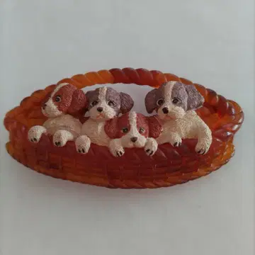 헤어 머리핀 바레타 강아지 도그 쇼와 레트로