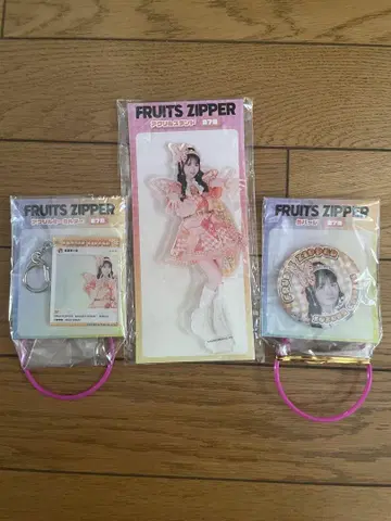 FRUITS ZIPPER GIGO 콜라보 3종 세트
