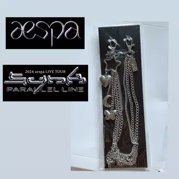 aespa SYNK PARALLEL LINE 월렛 체인 굿즈