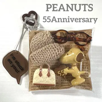 가챠 파우치 PEANUTS 55Anniversary