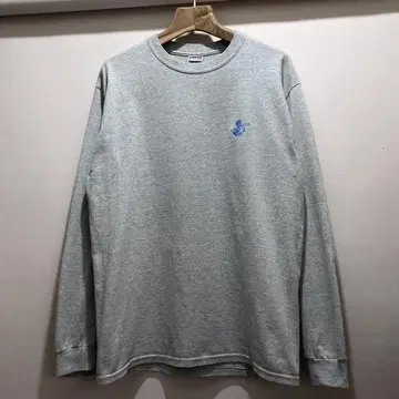 RWCHE ONE DUDE L/S 셔츠 그레이 M 자수 원통 로치