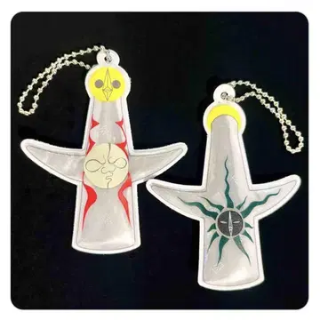 태양의 탑 리플렉터 키링 오카모토 타로 오사카 만박.