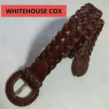 WHITEHOUSE COX 백악관 뜨개질 메쉬 벨트
