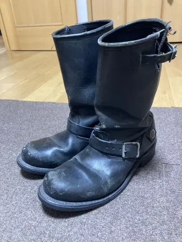 할리데이비슨 구제 의류 엔지니어 부츠 빈티지 웨스코