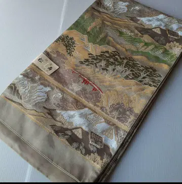 오비/후쿠로 오비/풍경 무늬