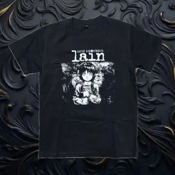 lain 셔츠 레인 애니메이션 티셔츠