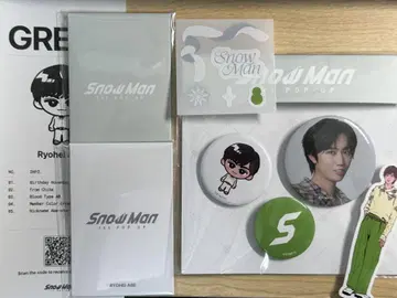 snowman 팝업 아베 료헤이 세트 한국