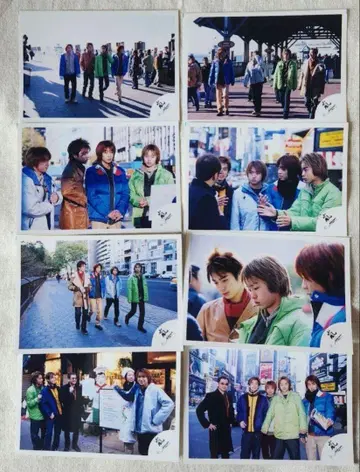 아라시 집합 미국 NY 촬영 공식 샵 사진 8장 세트 1 구 로고