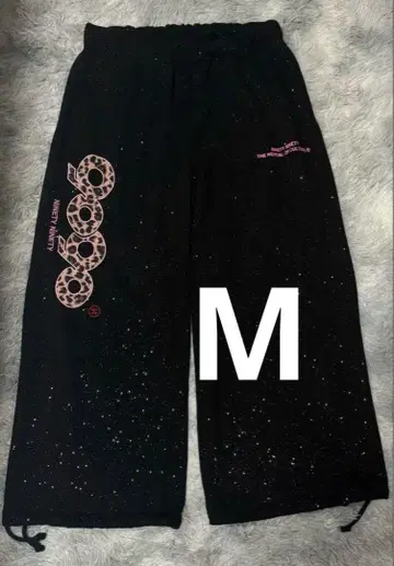 9090 girl OG Logo Glitter Sweatpants M