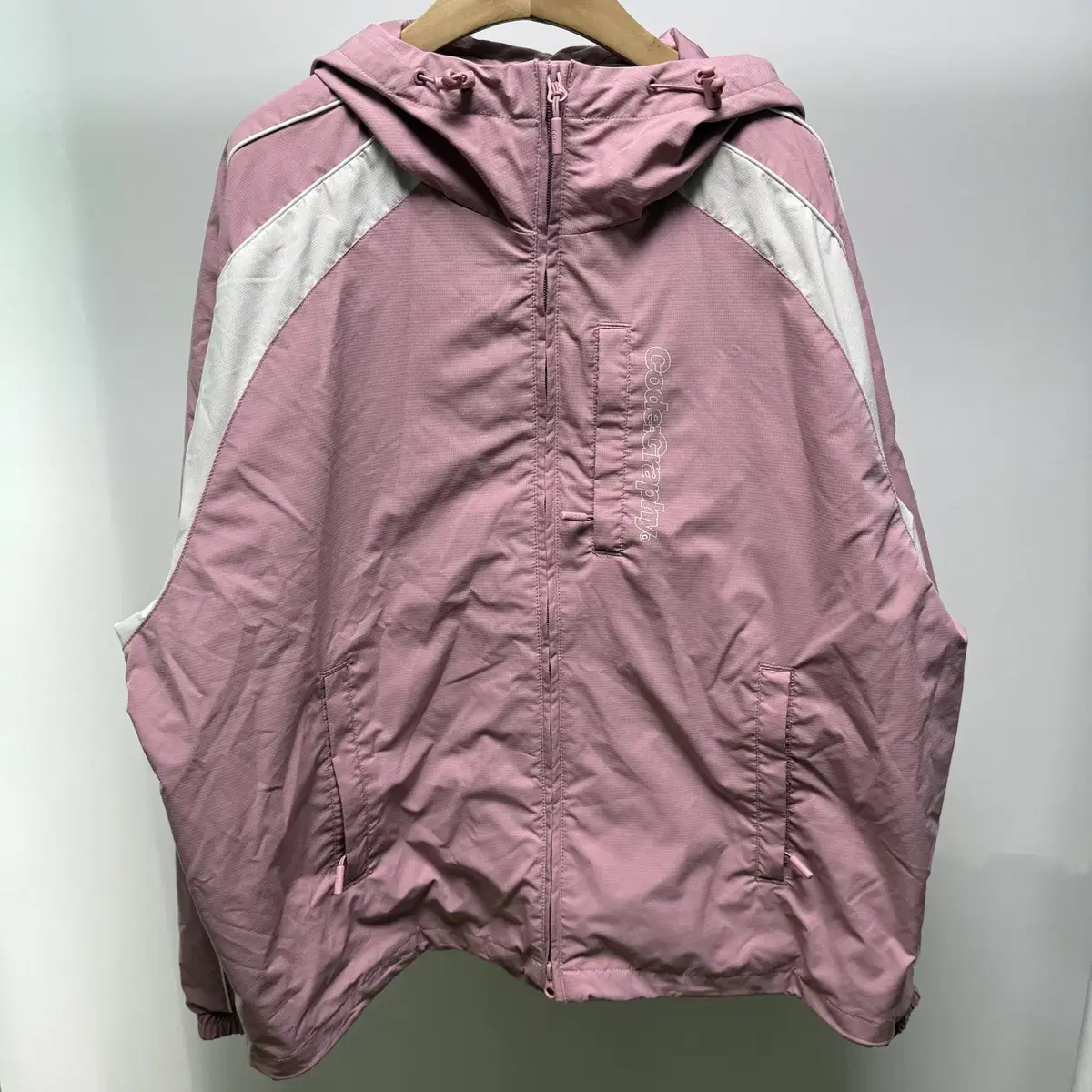 ☆CODEGRAPHY☆Vintage Washed Cotton Hooded Work Jacket☆ ☆CODEGRAPHY☆Vintage Washed Cotton Hooded Work Jacket☆