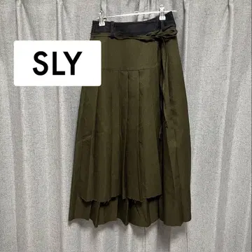 CUT OFF PLEATS L/SK 컷 오프 플리츠 롱 스커트