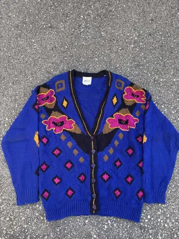 90s 아크릴 가디건 vintage