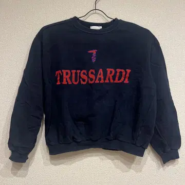 TRUSSARDI 네이비 로고 트레이닝복 이탈리아제