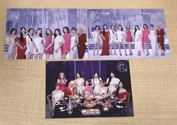 TWICE 올 Doughnut 랜덤 포토카드 3장 묶음 판매