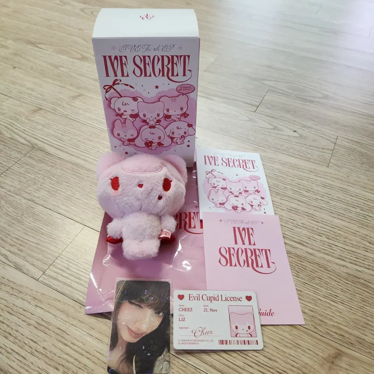 IVE SECRET EVIL CUPID Ver. リズ minive Unboxing IVE Secret
