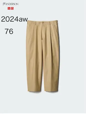 2024AW 유니클로 x JW ANDERSON 턱 와이드 팬츠 76