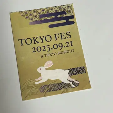 빨간 부스 TOKYO FES 9/21 도쿄 빅사이트 서치티켓 사쿠티켓