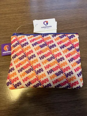 PLAZA HAWAIIAN AIRLINES 하와이안항공 플랫 파우치