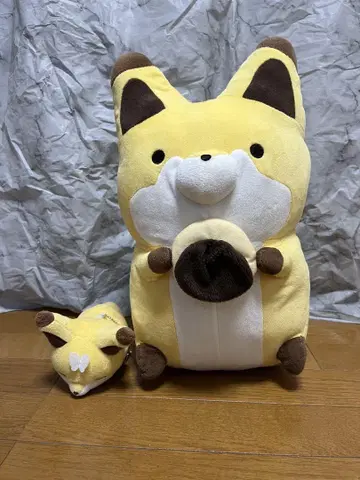 너구리와 여우 여우 봉제 인형 마스코트 참