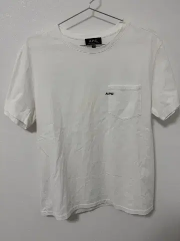 A.P.C 남성용 화이트 T셔츠