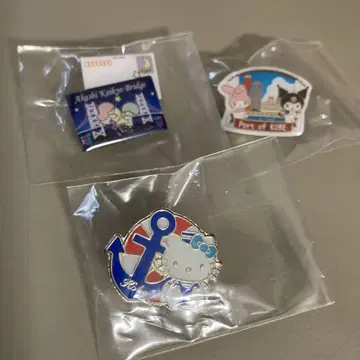 산리오 캐릭터 지역 한정핀즈 효고 한정 핀 배지