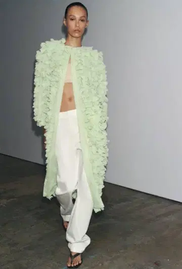 미사용 새상품 ZARA 페탈 코트