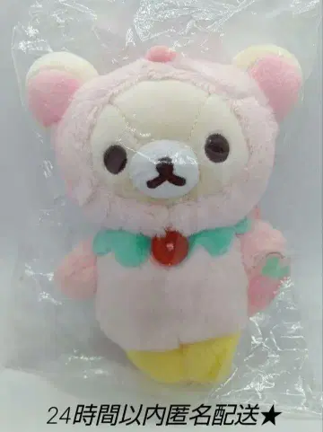 리락쿠마 코리락쿠마 딸기 없는 날 봉제 인형 펭귄