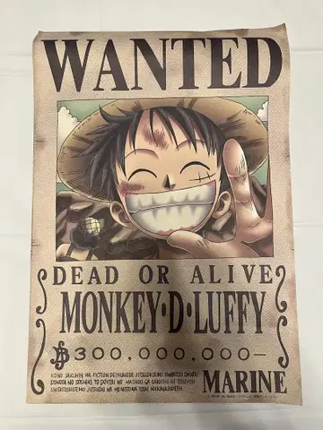 ONEPIECE 수배서 포스터 세트