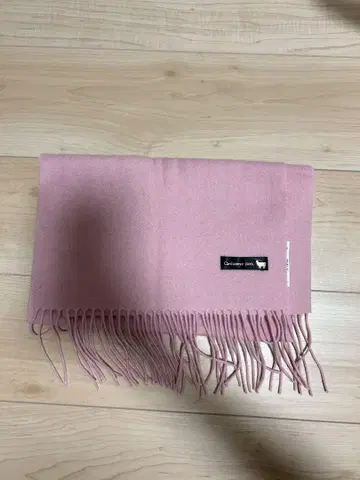 캐시미어 100% 머플러 핑크
