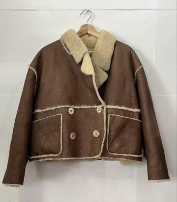 MELROSE 여성용 무스탕 블루종 자켓 사이즈 M-L 상당