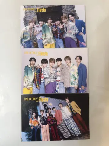 ONE N' ONLY 3rd ep Fiesta 엽서