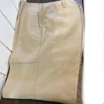 린넨 린넨 슬랙스 베이지