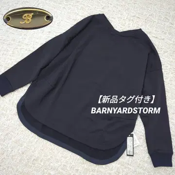 [택 포함 새상품] BARNYARDSTORM 네이비 긴팔 티셔츠 S