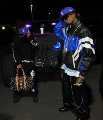 YVL HAT WHITE ON BLUE