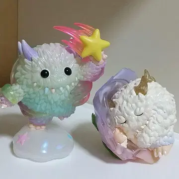 POPMART INSTINCTOY 몬스터 플러피 2점 축광