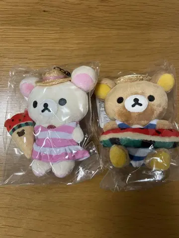 마호로바마인즈 미우라 리락쿠마 외출 봉제 인형 키링