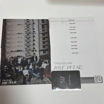 TREASURE LOVE PULSE 엽서 (미사용 시리얼) 20장