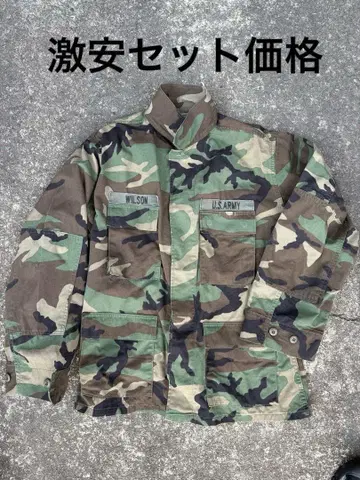 초특가 U.S. Army 카모플라쥬 자켓 팬츠 세트 90년대 80년대