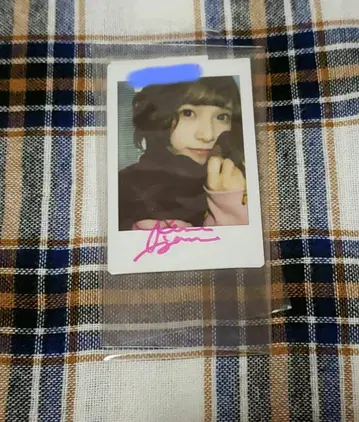 미야세 레이나 사인 폴라로이드