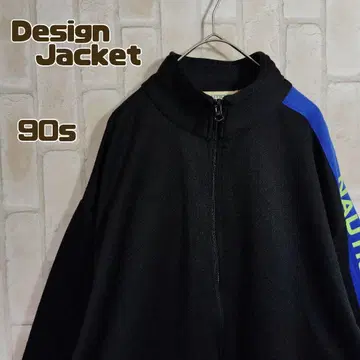 노티카 NAUTICA 90s 트랙 자켓 90s 블랙 네이비