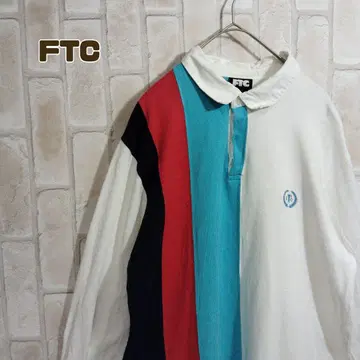 FTC 피케 셔츠 긴팔 자수 로고