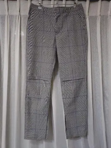 JieDa 지에다 CHECK SLIT SLACKS