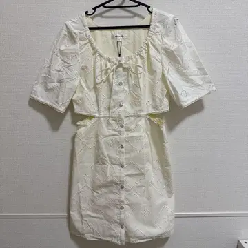 [ 미사용 ] MOUSSY 반팔 숏 원피스