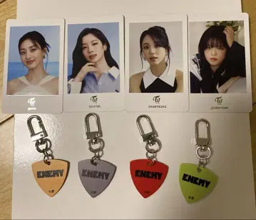 TWICE ENEMY 랜덤 피크 키링 트레이딩 카드