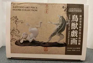 카이도 새와 짐승 그림 피규어 토끼 개구리