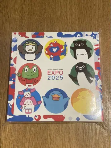 EXPO2025 JR 캐릭터 핀 배지 세트